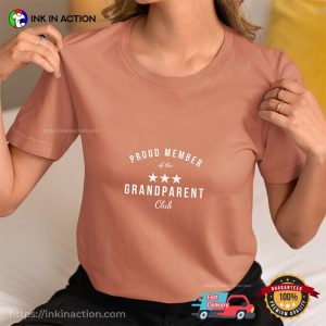 Proud Member Of The Grandparent Club Comfort Colors T shirt 3