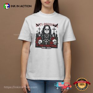 RIP Ozzy Osbourne 1948-2025 Prince Of Darkness Shirt