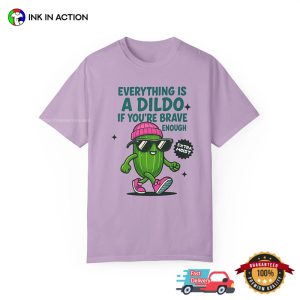 Raunchy Cucumber Dirty Humor Comfort Colors Tee 1