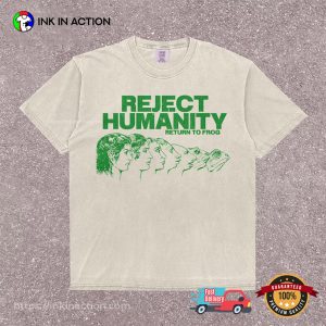 Reject Humanity Funny Frog Comfort Colors Shirt