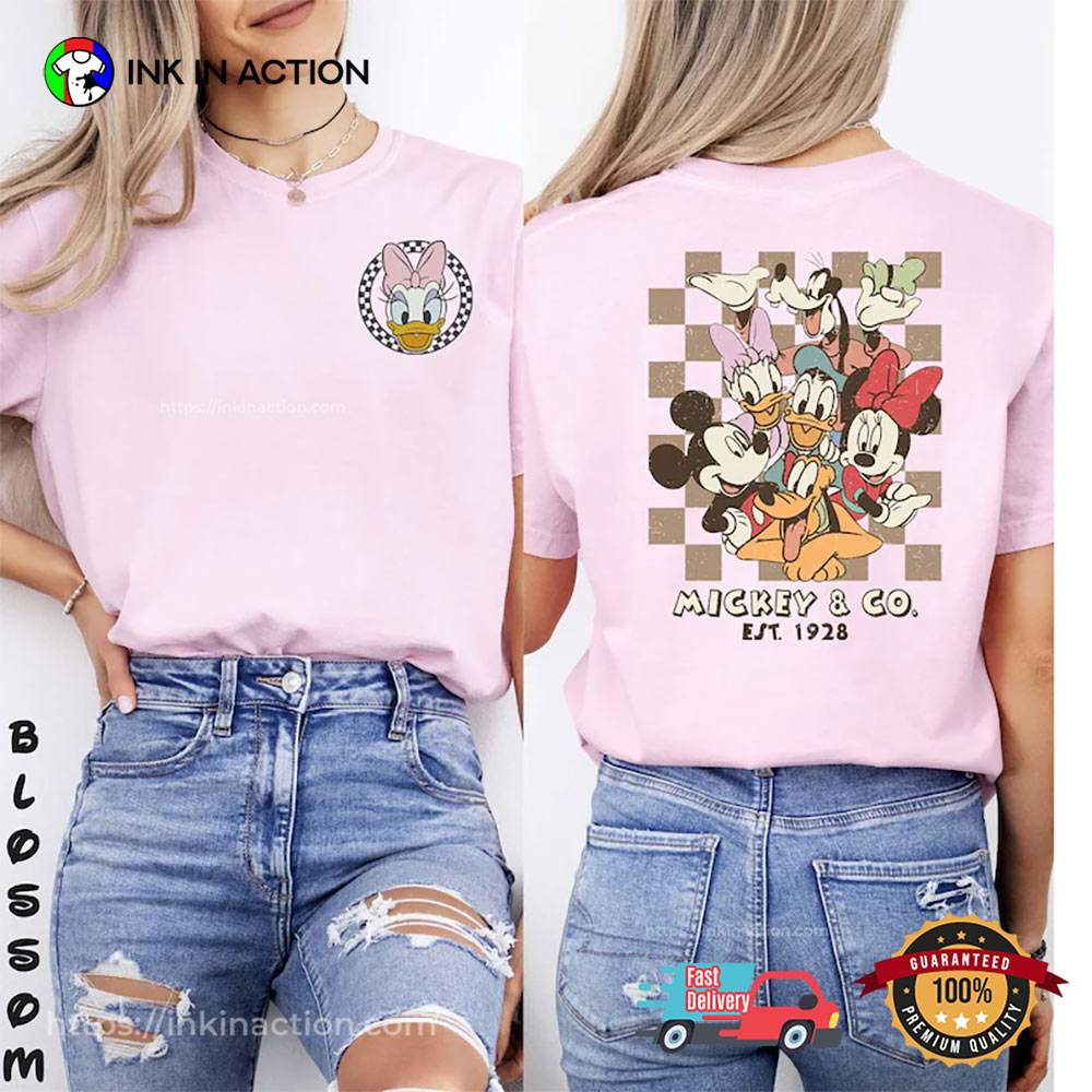 Custom Retro Mickey & Co 1928 Disneyland Comfort Colors Shirt