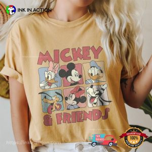 Retro Mickey Minnie Disney Family Comfort Colors Shirt
