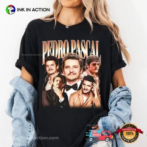 Retro Pedro Pascal Tribute Celebrity Graphic Comfort Colors Shirt