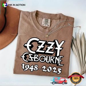 Rip Ozzy Osbourne Legend Of Black Sabbath Comfort Colors Tee