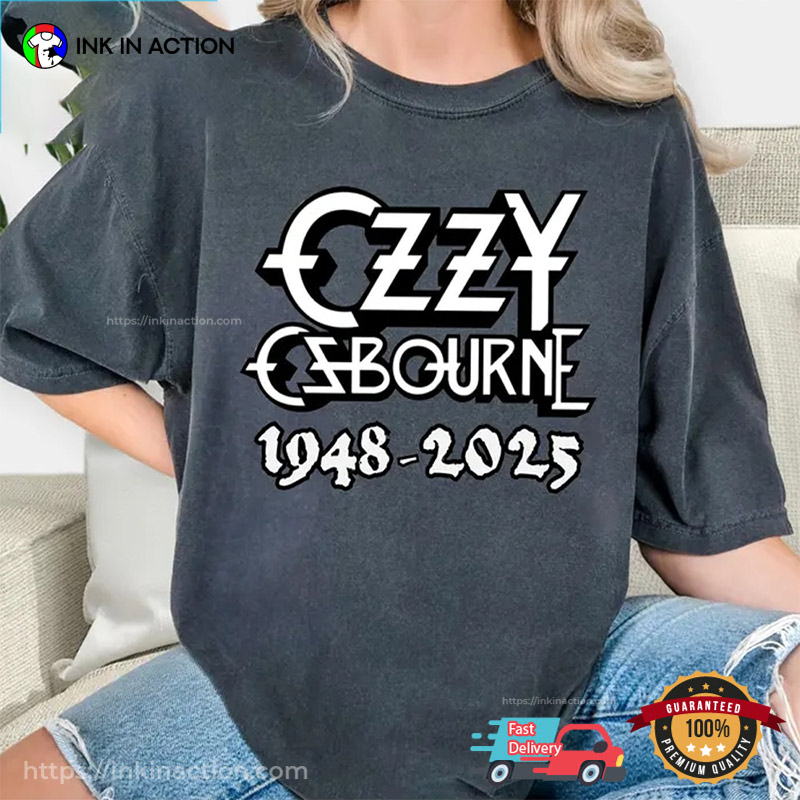 Rip Ozzy Osbourne Legend Of Black Sabbath Comfort Colors Tee Rip Ozzy Osbourne Legend Of Black Sabbath Comfort Colors Tee