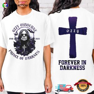 Rip Ozzy Osbourne Prince Of Darkness 2 Sided Shirt