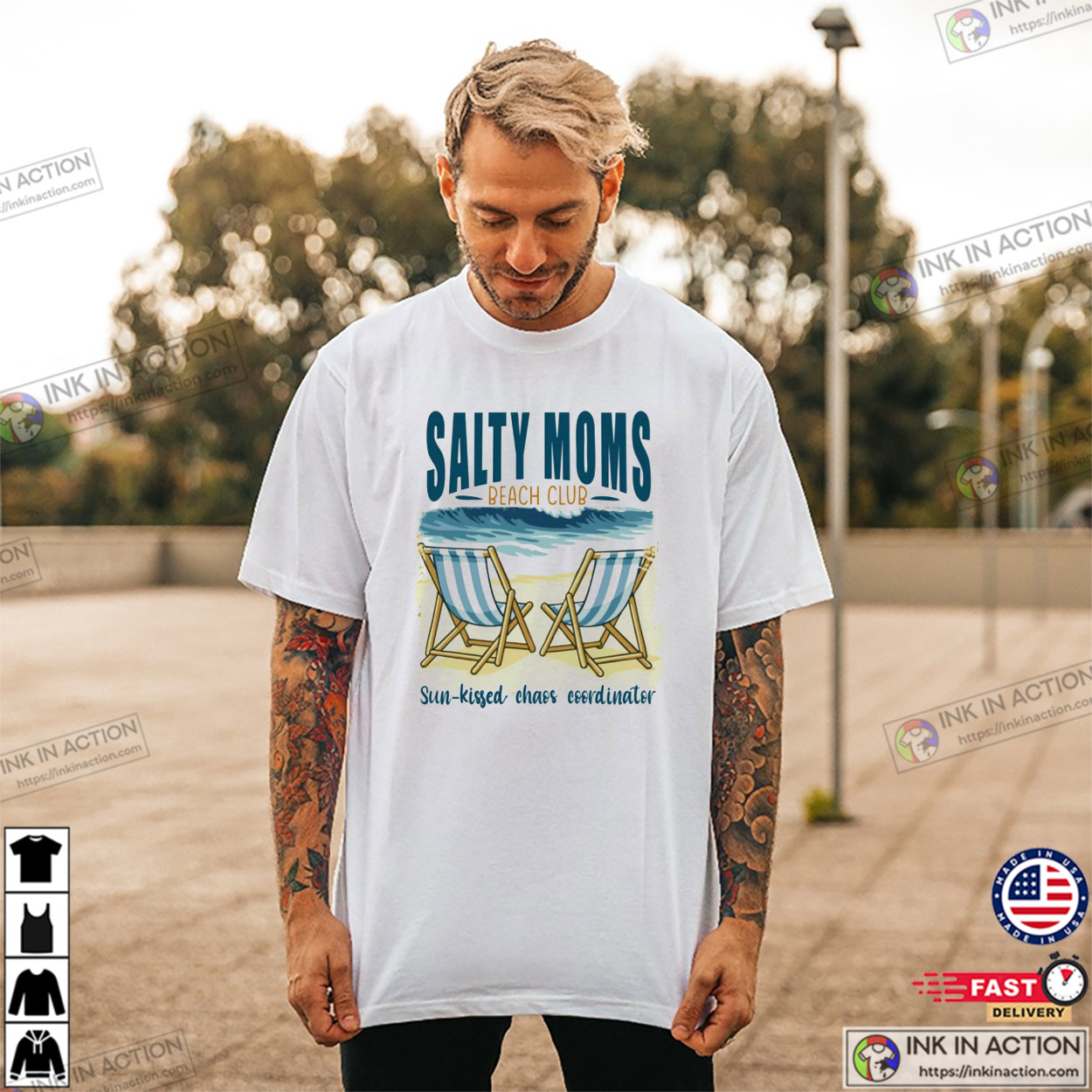Salty Moms Beach Club Summer Vibes Shirt
