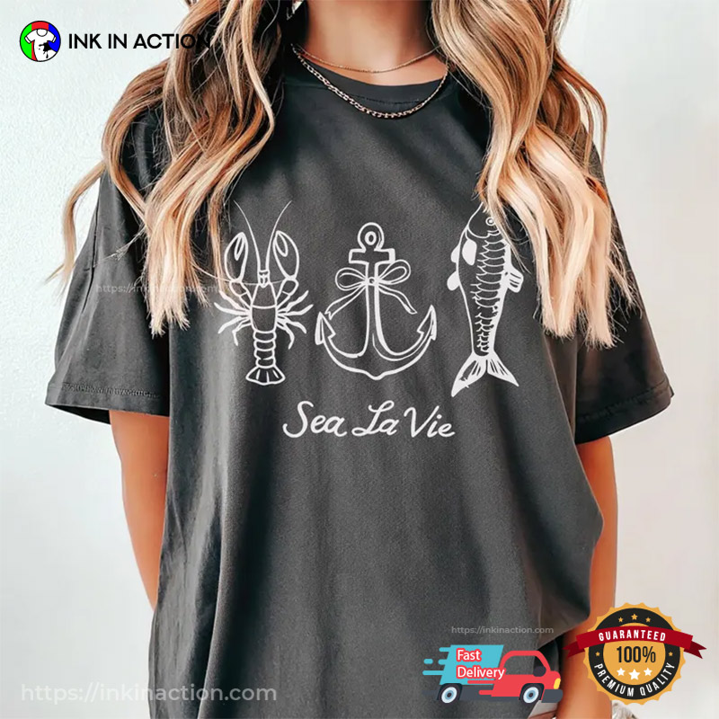 Sea La Vie Fishermancore Comfort Colors Tee