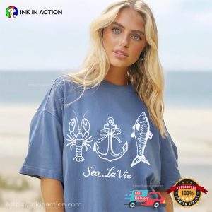 Sea La Vie Fishermancore Comfort Colors Tee