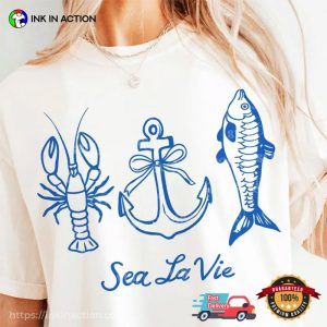 Sea la vie Fishermancore Comfort Colors Tee 3
