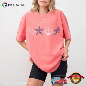 SeaShell Summer Ocean Vibes Comfort Colors Tee