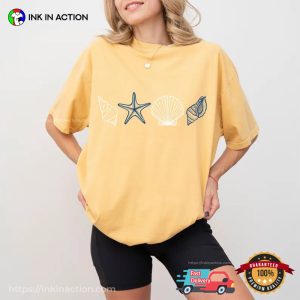 SeaShell Summer Ocean Vibes Comfort Colors Tee