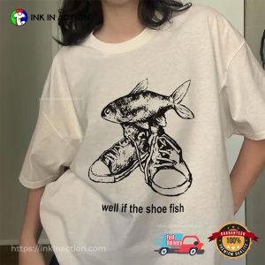 Shoe Fish Cursed Funny Bass Meme Shirt