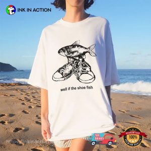 Shoe Fish Cursed Funny Bass Meme Shirt