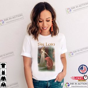 Sir Loin Steak Funny Medieval Fantasy T-shirt