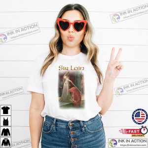 Sir Loin Steak Funny Medieval Fantasy T shirt 3