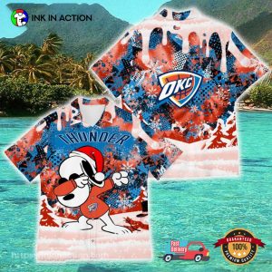 Snoopy Dabbing OKC Thunder Hawaiian Shirt