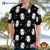 Spirited Away No Face Black Button Up Hawaiian Shirt