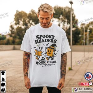 Spooky Readers Book Club Halloween Bookish Shirt
