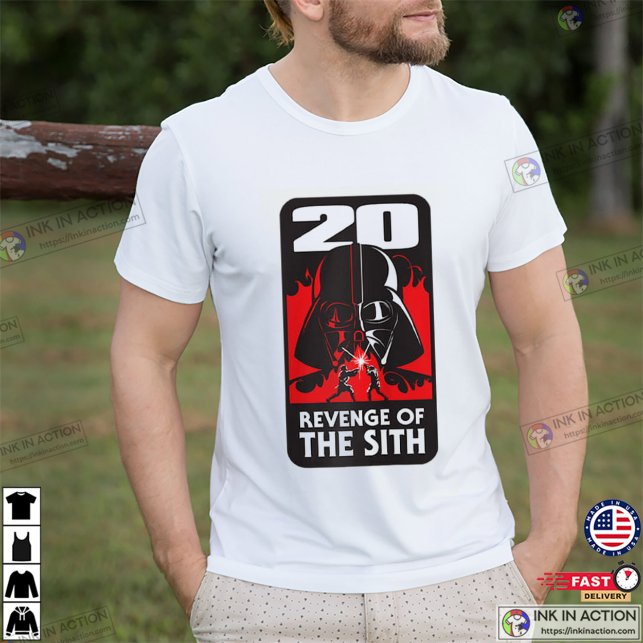 Star Wars Revenge Of The Sith 20th Anniversary Final Fight T-Shirt Star Wars Revenge Of The Sith 20th Anniversary Final Fight T-Shirt