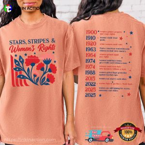 Stars Stripes And Women's Rights Revolution Comfort Colors Tee 2