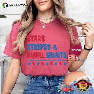 Stars Stripes And Equal Rights Feminism Comfort Colors Tee
