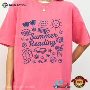 Summer Reading book lovers Club Comfort Colors T shirt 2