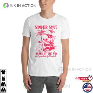 Summer Smut Kissed By The Sun Book Lover Gift T shirt 3