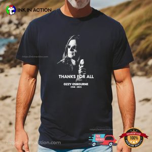 Thanks For All Ozzy Osbourne 1948 2025 Shirt