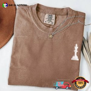 The King American Chess Day Pocket Comfort Colors T shirt 3