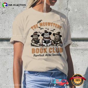 The Meowstery Book Club Happy Read A Book Day Shirt The Meowstery Book Club Happy Read A Book Day Shirt