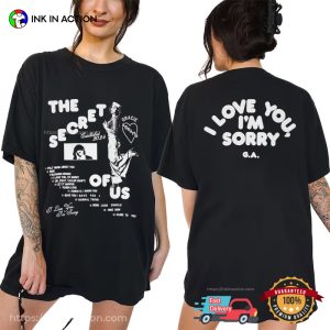 The Secret Of Us Graphic 2 Sided T Shirt
