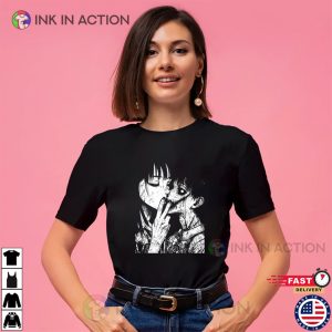 Tomie Art Creepy Horror Manga Graphic T-shirt