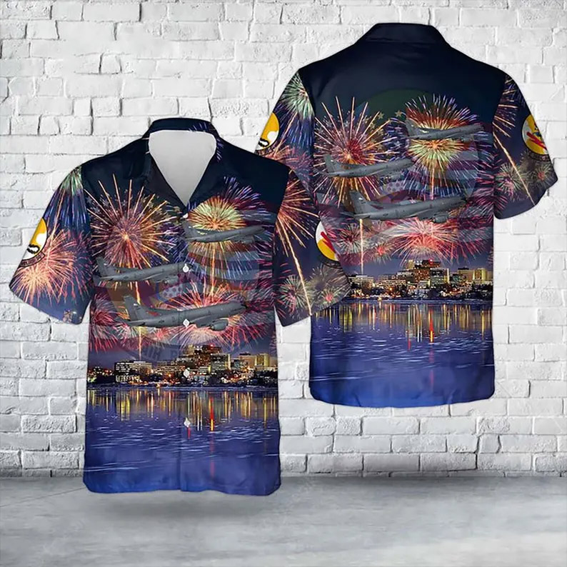 US Air Force Aircraft Graphic Hawaiian Shirt No. 1 US Air Force Aircraft Graphic Hawaiian Shirt No. 1