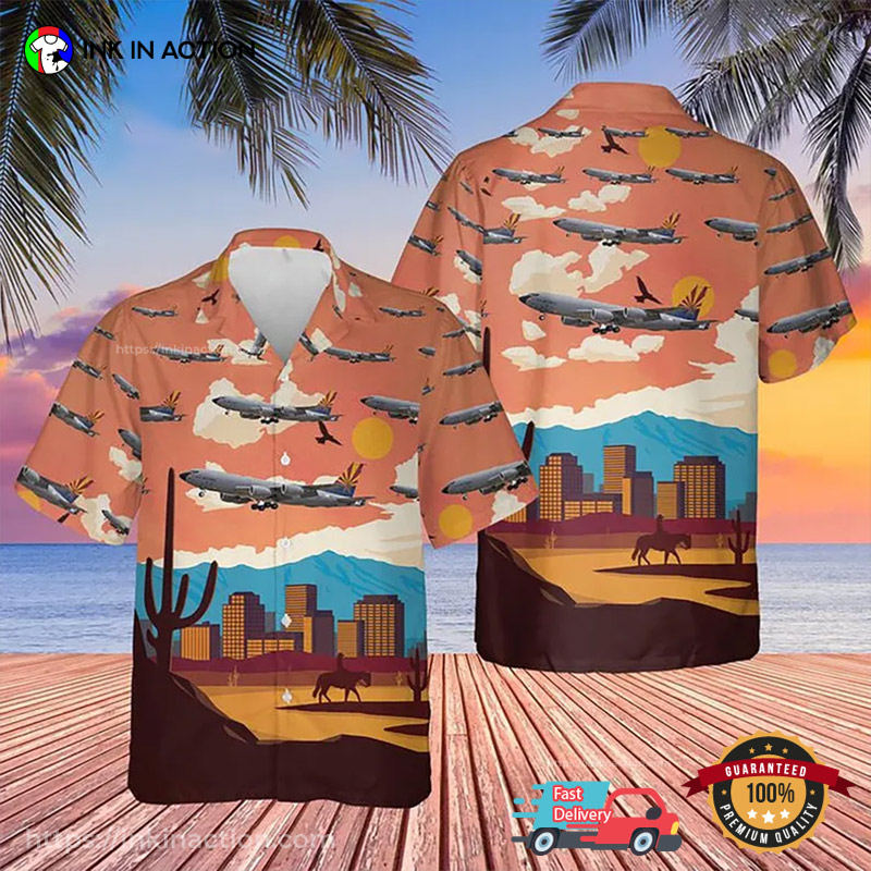 US Air Force Aircraft Graphic Hawaiian Shirt No. 2 US Air Force Aircraft Graphic Hawaiian Shirt No. 2