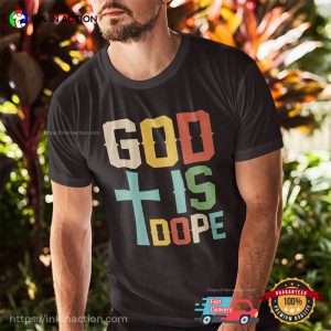 Vintage God Is Dope Retro T-Shirt