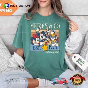 Vintage Mickey & Co 1928 Disney Family Comfort Colors Shirt