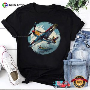 WW2 Warbirds Plane Airforce and Aviation Tee 2