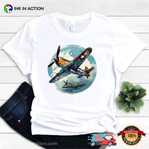 WW2 Warbirds Plane Airforce and Aviation Tee 3