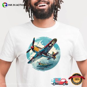 WW2 Warbirds Plane Airforce And Aviation Tee WW2 Warbirds Plane Airforce And Aviation Tee