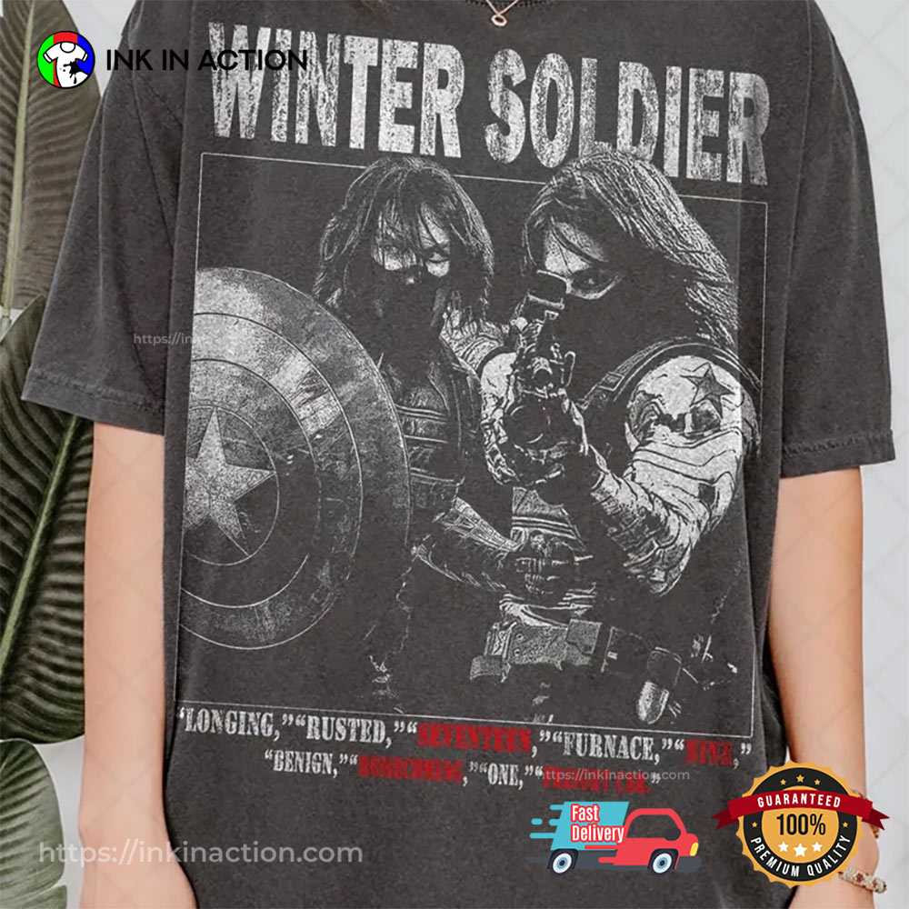 Winter Soldier Bucky Barnes T-shirt Winter Soldier Bucky Barnes T-shirt