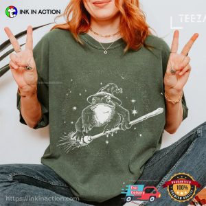 Witch Toad Halloween Comfort Colors Tee 2