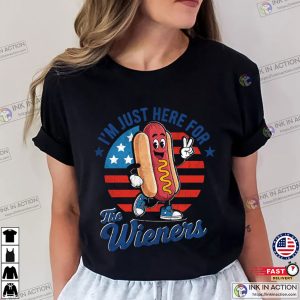 4th Of July Just Here For The Wieners T-shirt 4th Of July Just Here For The Wieners T-shirt