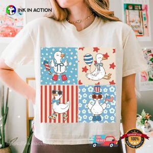 4th Of July Funny Goose T-shirt