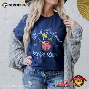 Apple And Honey Rosh Hashanah Comfort Colors T-shirt Apple And Honey Rosh Hashanah Comfort Colors T-shirt
