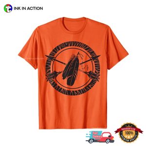 Arrows And Feathers Native American Indian T shirt 1