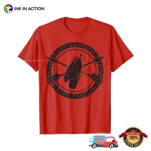 Arrows And Feathers Native American Indian T shirt 2
