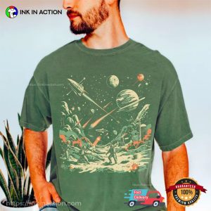 Astronomy Space Battle Sci-fi Comfort Colors T-shirt