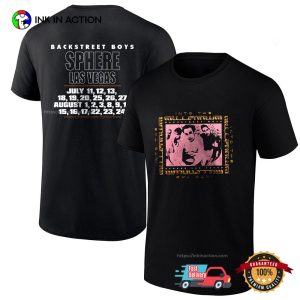 Backstreet Boys Tour Las Vegas Residency Into The Millennium ITIN T-shirt