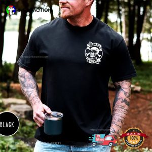 Badass Bonus Dad Stepped Up Dad Comfort Colors Shirt 3